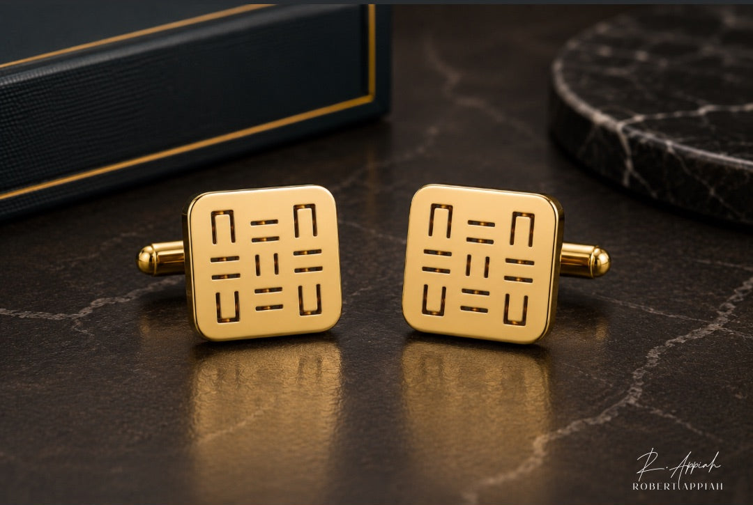 Gold  Cufflinks
